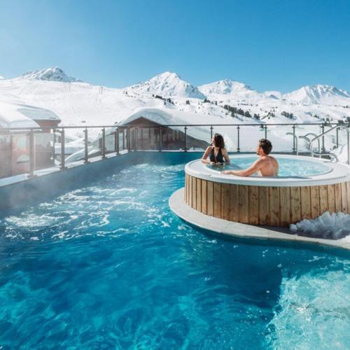 Duplex 6P A Belle-Plagne Apartamento La Plagne Exterior foto